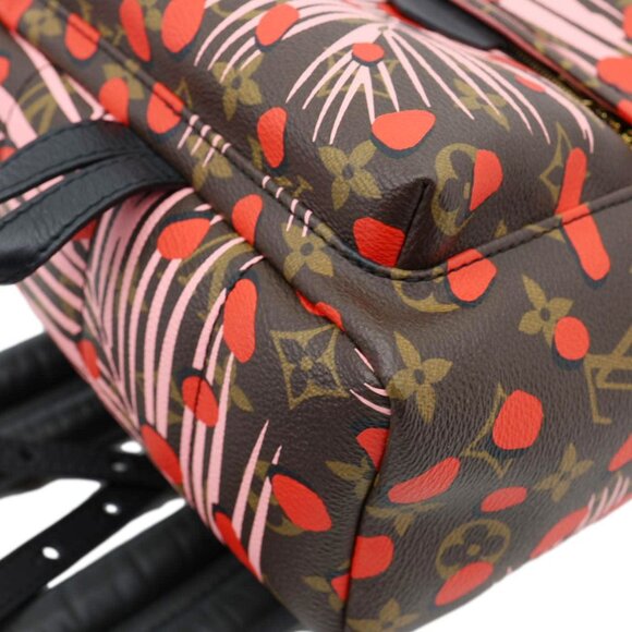 Louis Vuitton  Palm Springs PM Monogram Jungle Dots Backpack Bag Brown - Picture 7 of 12